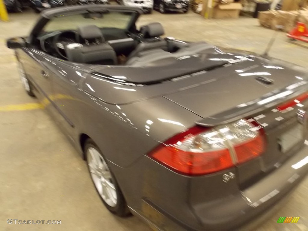 2007 9-3 2.0T Convertible - Smoke Beige Metallic / Black/Gray photo #16