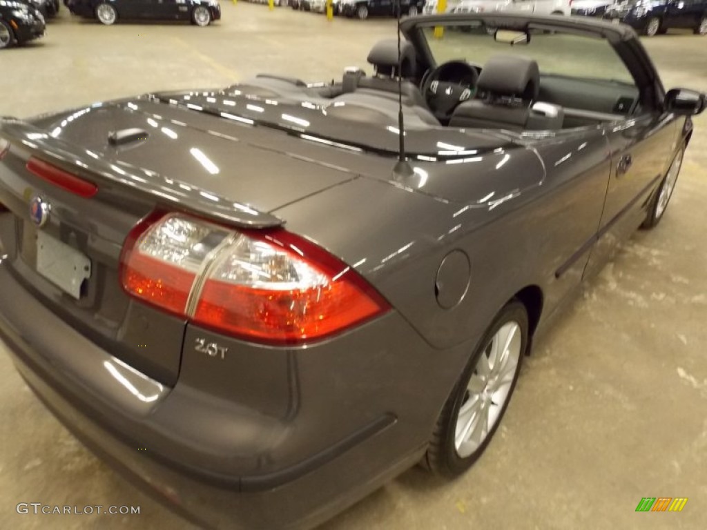 2007 9-3 2.0T Convertible - Smoke Beige Metallic / Black/Gray photo #17