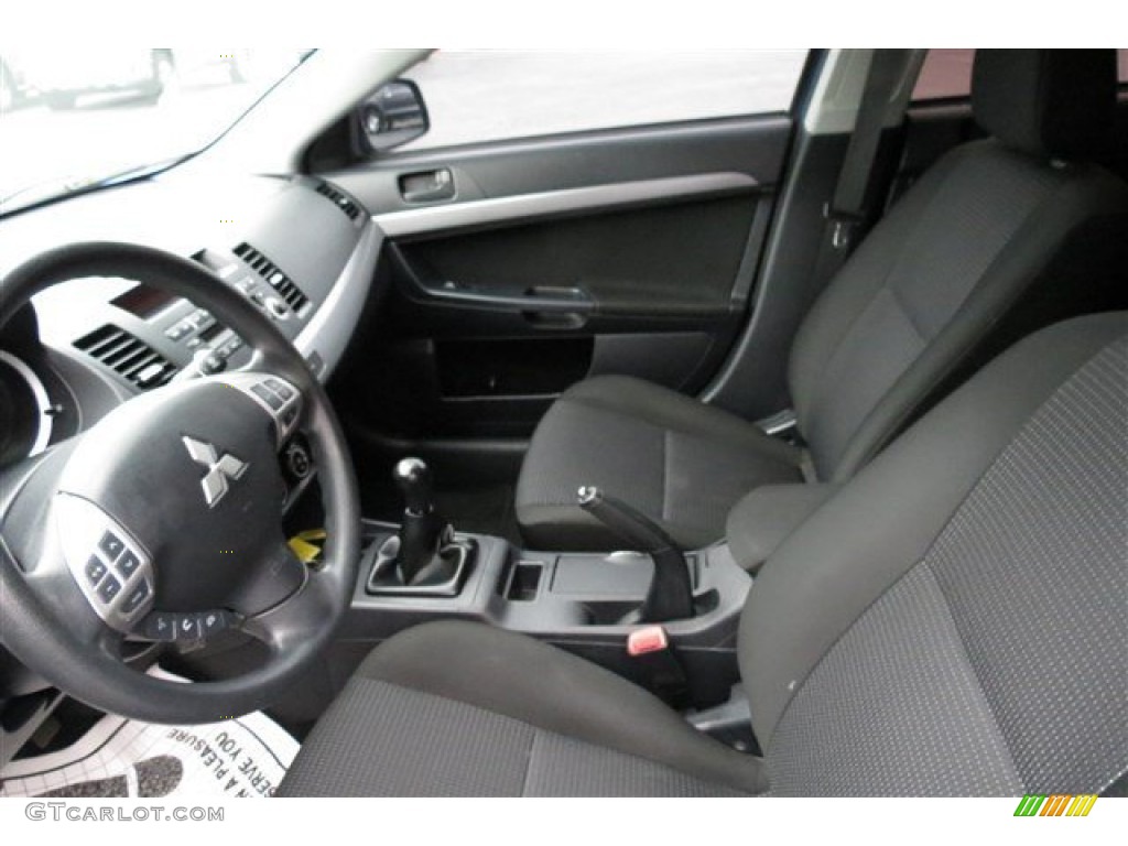 2010 Lancer ES - Octane Blue Metallic / Black photo #11
