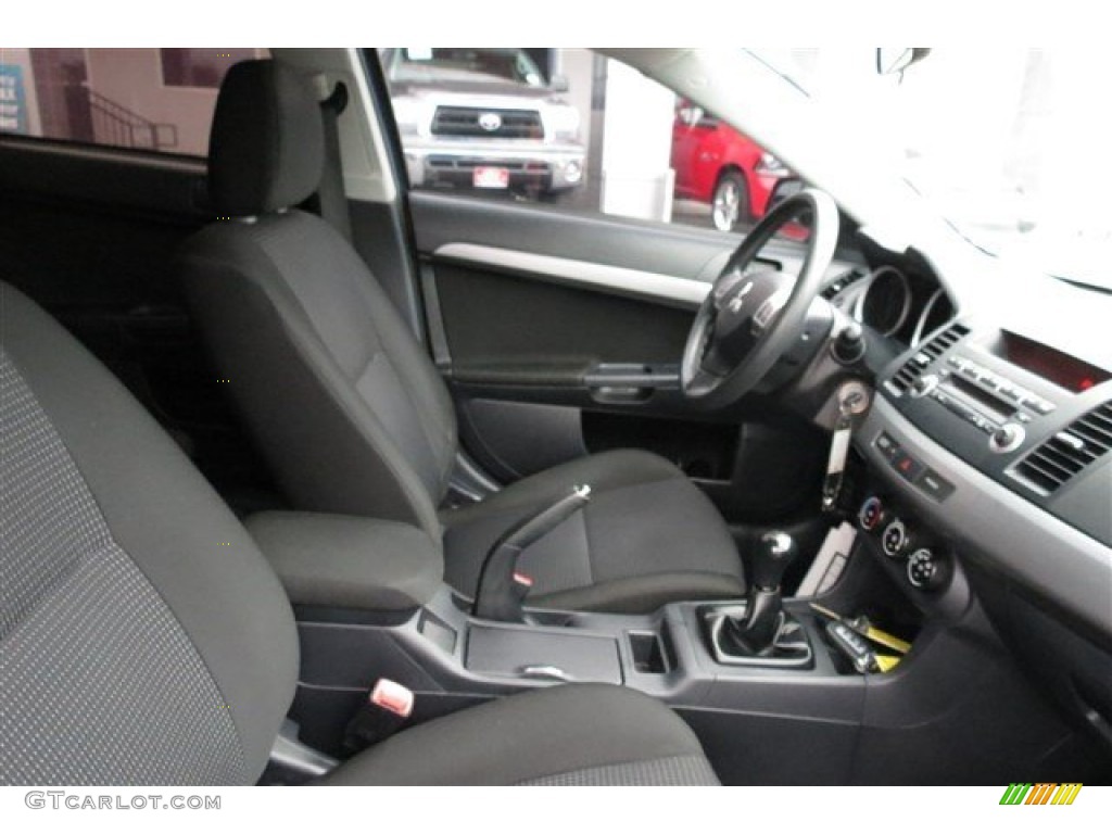 2010 Lancer ES - Octane Blue Metallic / Black photo #13