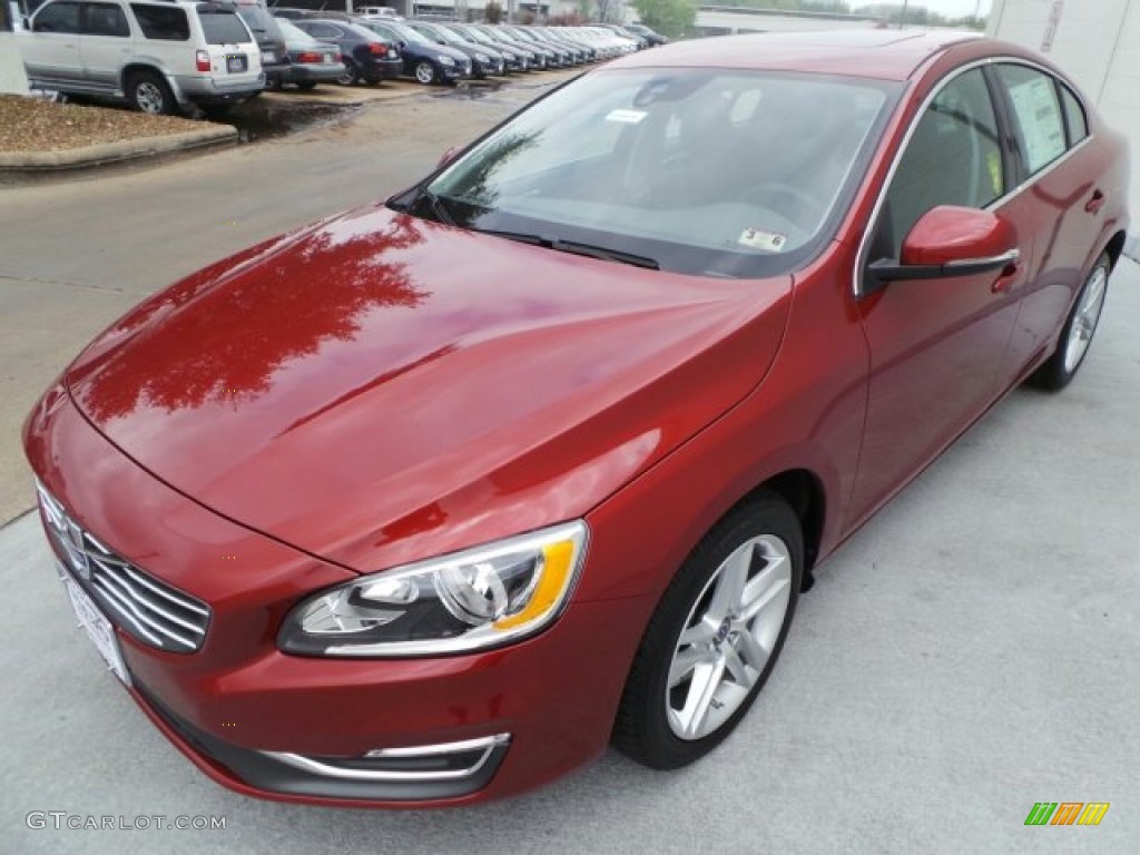 Flamenco Red Metallic 2015 Volvo S60 T5 Drive-E Exterior Photo #91988166
