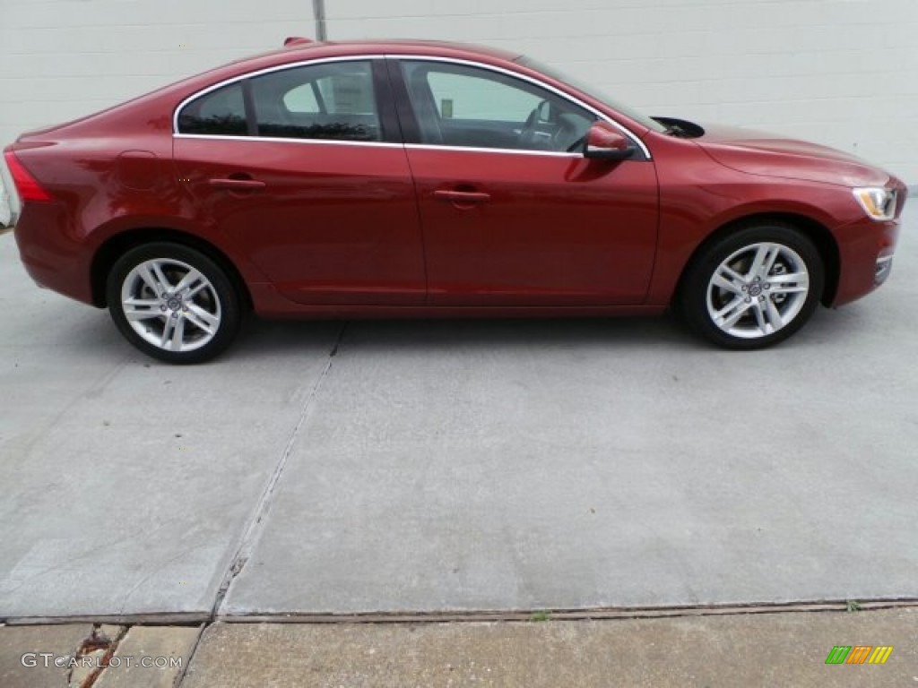 Flamenco Red Metallic 2015 Volvo S60 T5 Drive-E Exterior Photo #91988223