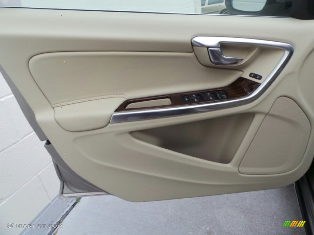 2015 Volvo V60 T5 Drive-E Soft Beige Door Panel Photo #91988820