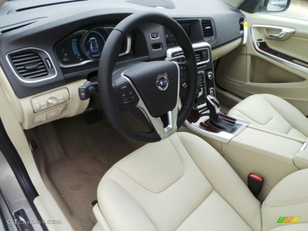 Soft Beige Interior 2015 Volvo V60 T5 Drive-E Photo #91988838