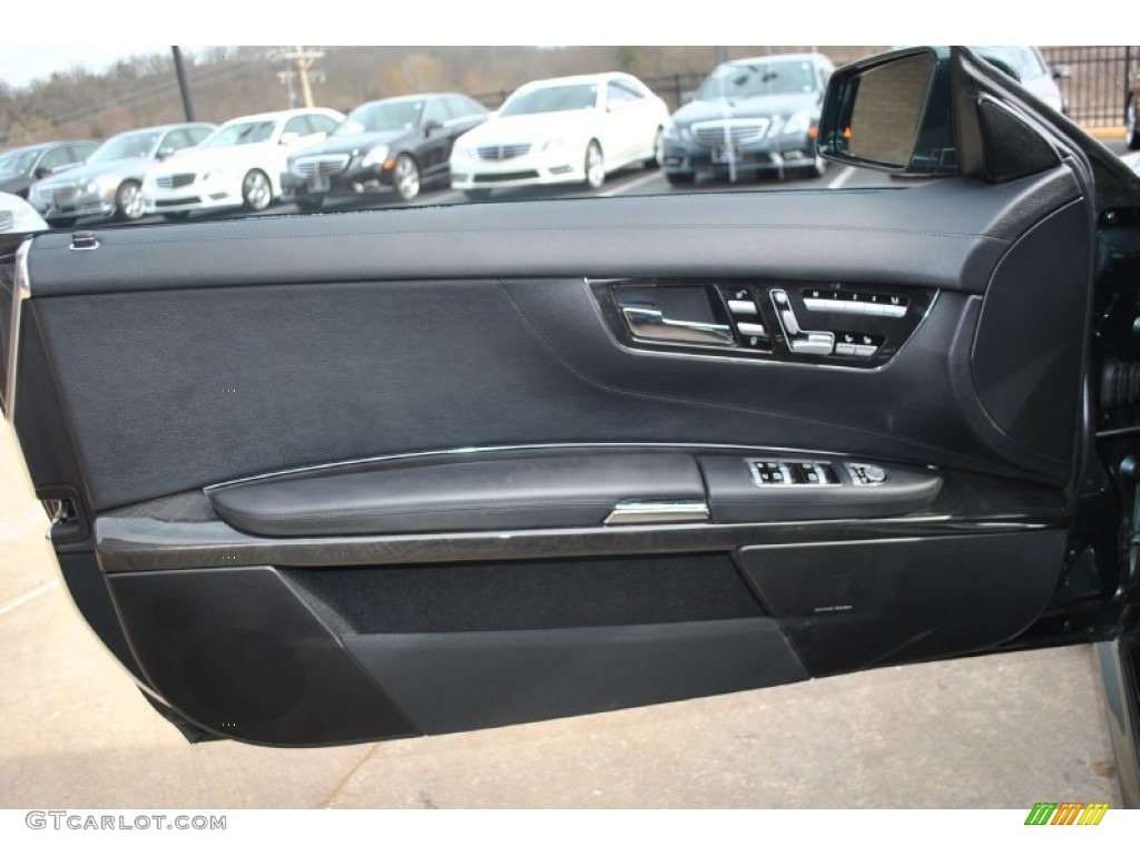 2010 Mercedes-Benz CL 550 4Matic Black Door Panel Photo #91988955
