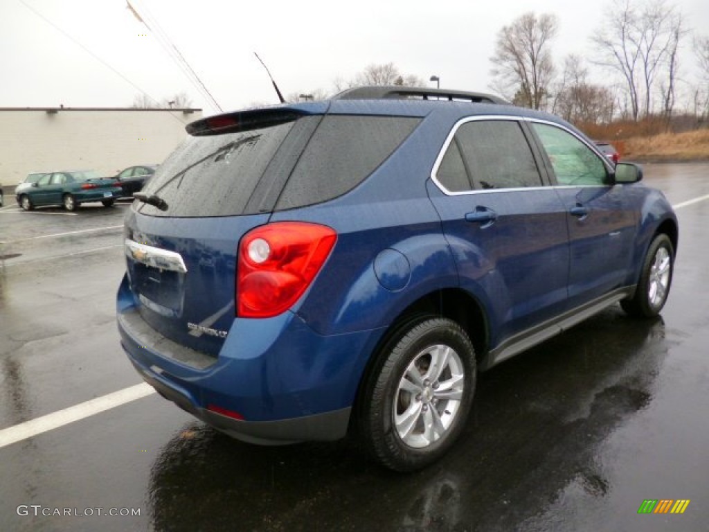 2010 Equinox LT AWD - Navy Blue Metallic / Jet Black/Light Titanium photo #6