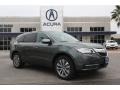 2014 Forest Mist Metallic Acura MDX SH-AWD Technology  photo #1