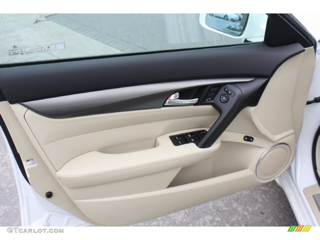 2014 Acura TL Standard TL Model Parchment Door Panel Photo #91997454