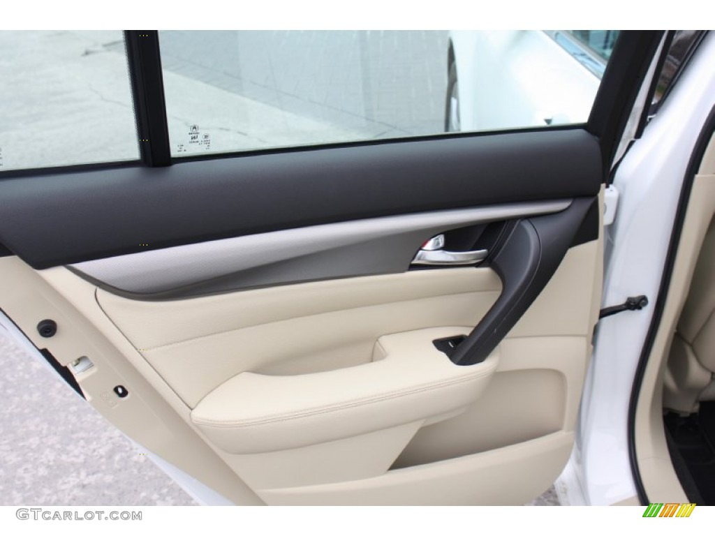 2014 Acura TL Standard TL Model Parchment Door Panel Photo #91997486