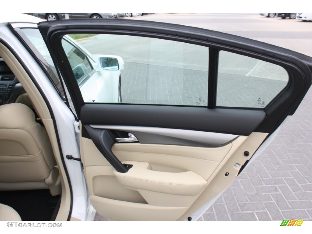 2014 Acura TL Standard TL Model Parchment Door Panel Photo #91997538