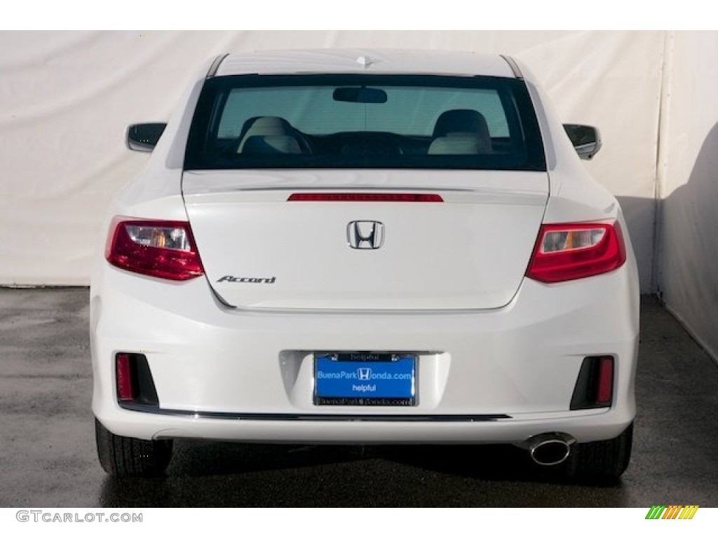2014 Accord EX-L Coupe - White Orchid Pearl / Ivory photo #6