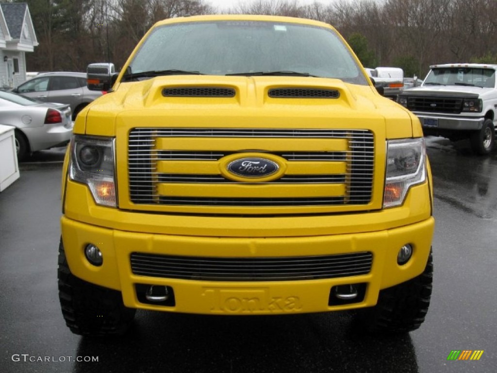 Tonka Edition Iconic Yellow 2014 Ford F150 Tonka Edition Crew Cab 4x4 Exterior Photo #92003150