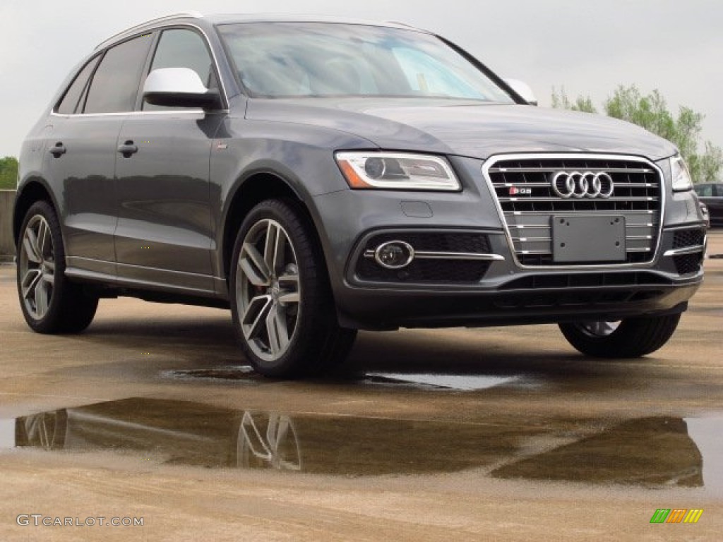 2014 SQ5 Premium plus 3.0 TFSI quattro - Monsoon Gray Metallic / Black photo #1