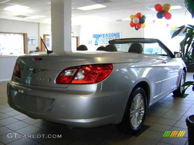 2008 Sebring LX Convertible - Bright Silver Metallic / Dark Slate Gray/Light Slate Gray photo #4