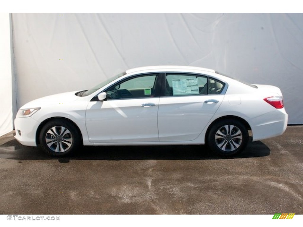 2014 Accord LX Sedan - White Orchid Pearl / Ivory photo #4