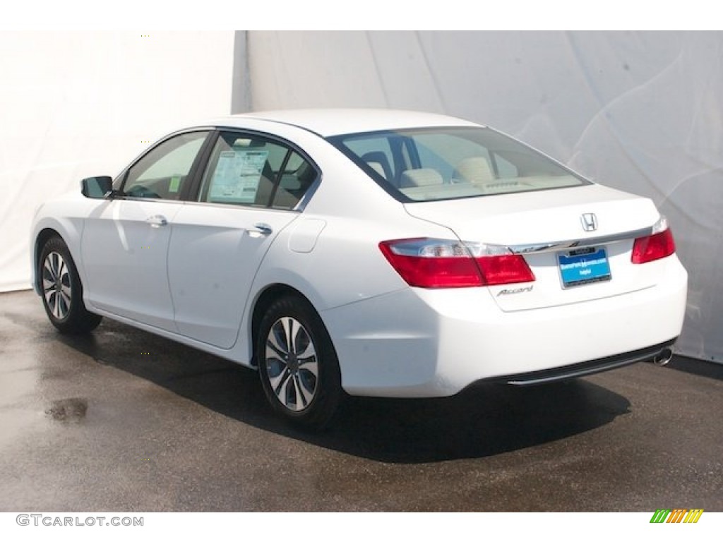 2014 Accord LX Sedan - White Orchid Pearl / Ivory photo #5