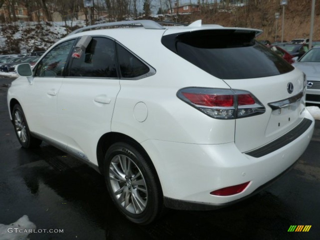 2014 RX 450h AWD - Starfire Pearl / Parchment photo #2