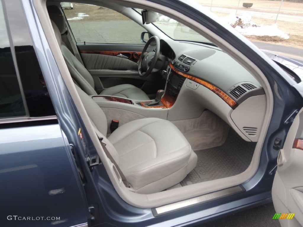 2006 E 500 4Matic Wagon - Platinum Blue Metallic / Ash photo #19