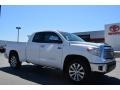 Super White 2014 Toyota Tundra Limited Double Cab