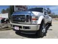 Oxford White 2009 Ford F350 Super Duty Lariat Crew Cab 4x4 Dually