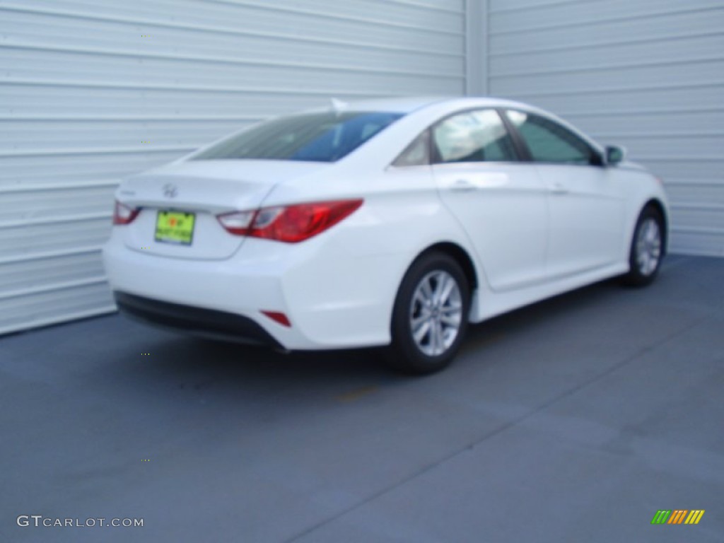 2014 Sonata GLS - Pearl White / Gray photo #4