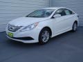 2014 Pearl White Hyundai Sonata GLS  photo #7