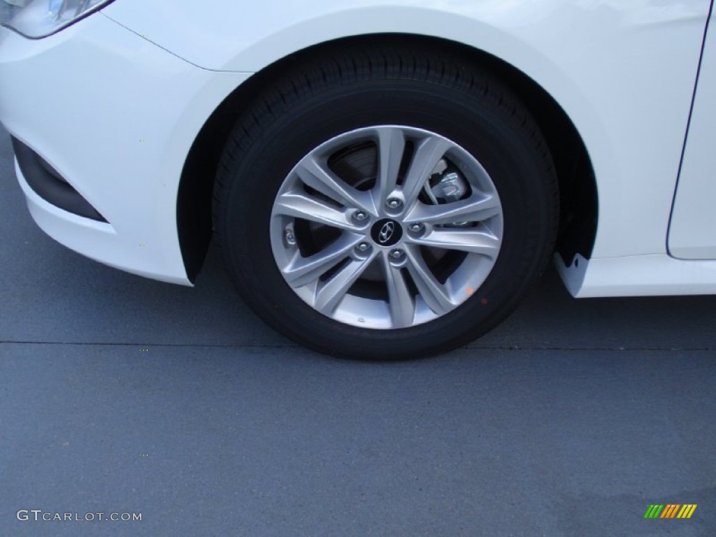 2014 Sonata GLS - Pearl White / Gray photo #11