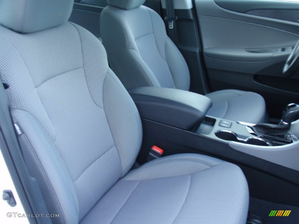 2014 Sonata GLS - Pearl White / Gray photo #17