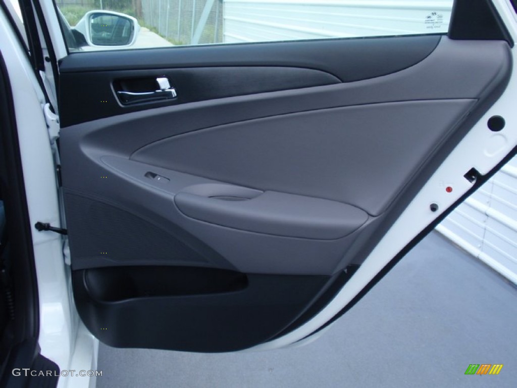 2014 Sonata GLS - Pearl White / Gray photo #18