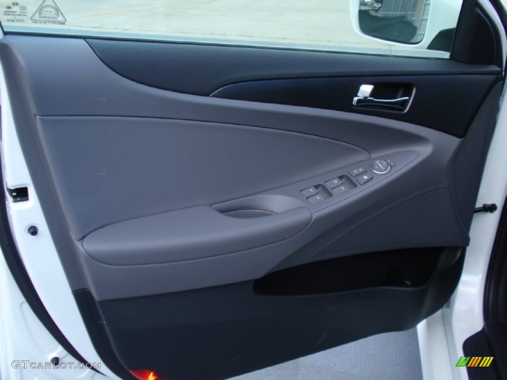 2014 Sonata GLS - Pearl White / Gray photo #21
