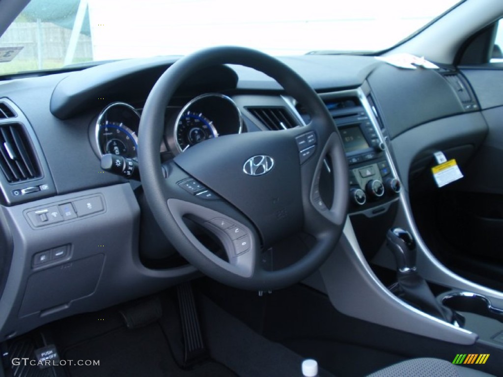 2014 Sonata GLS - Pearl White / Gray photo #23