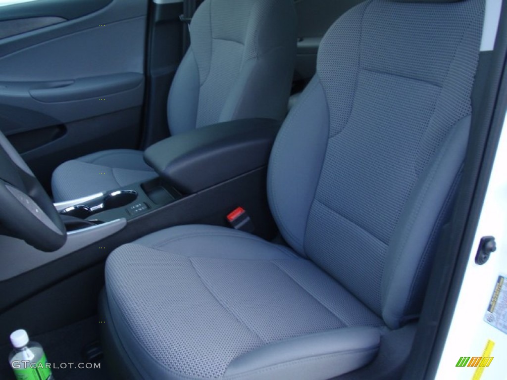 2014 Sonata GLS - Pearl White / Gray photo #24