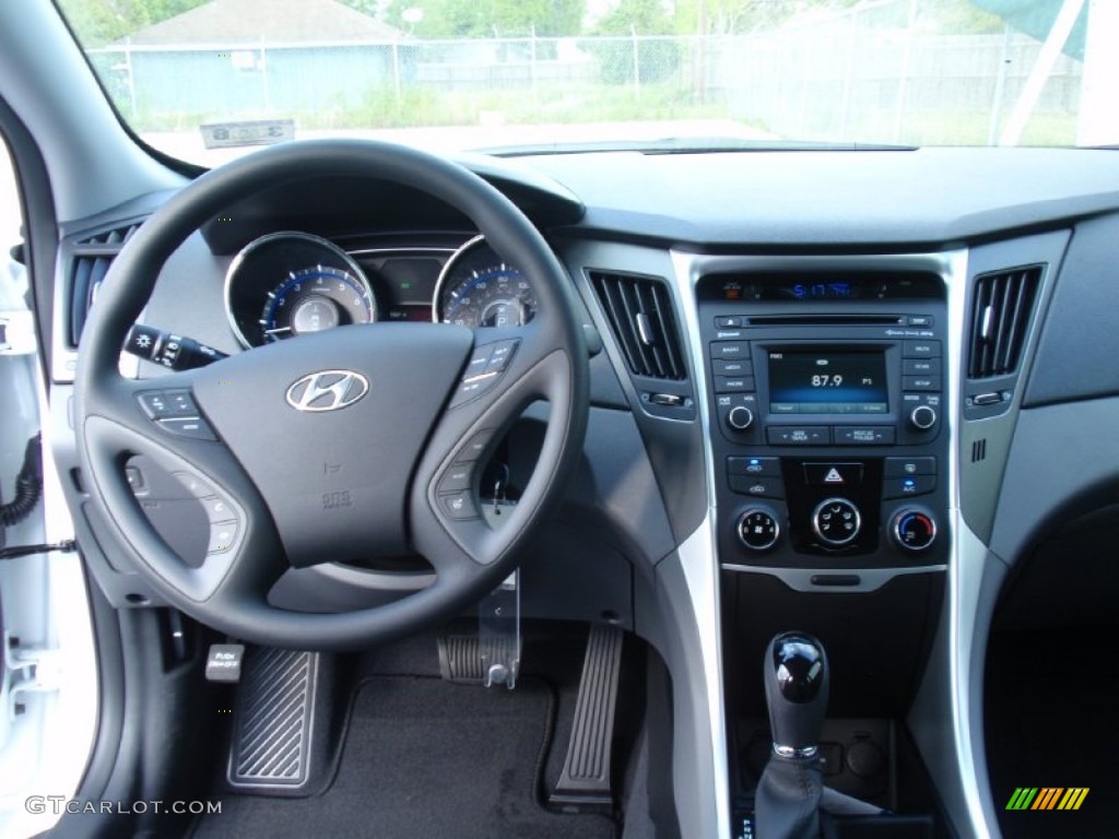 2014 Sonata GLS - Pearl White / Gray photo #26