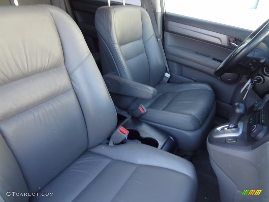 2008 CR-V EX-L 4WD - Glacier Blue Metallic / Black photo #10