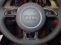 Titanium Gray 2014 Audi A5 2.0T quattro Coupe Steering Wheel