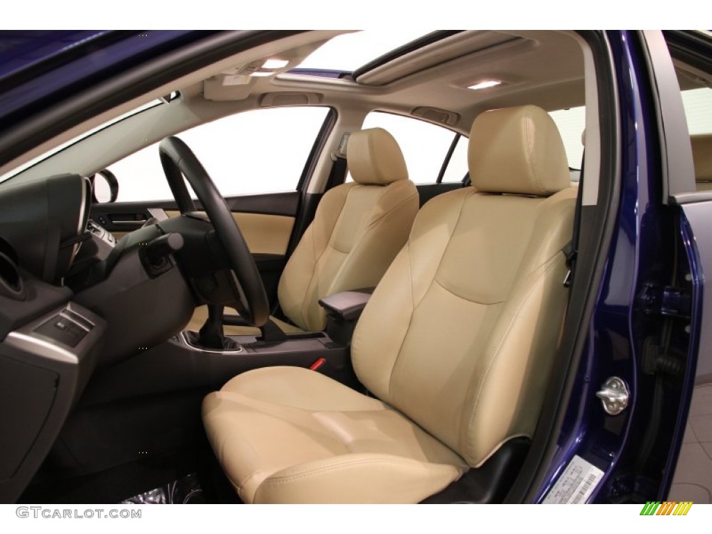 2012 Mazda MAZDA3 s Grand Touring 4 Door Front Seat Photo #92013476