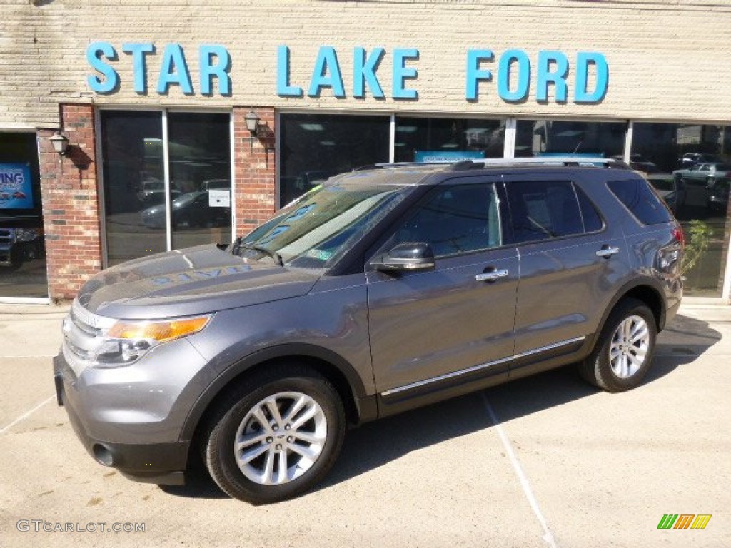 2012 Explorer XLT 4WD - Sterling Gray Metallic / Charcoal Black photo #1