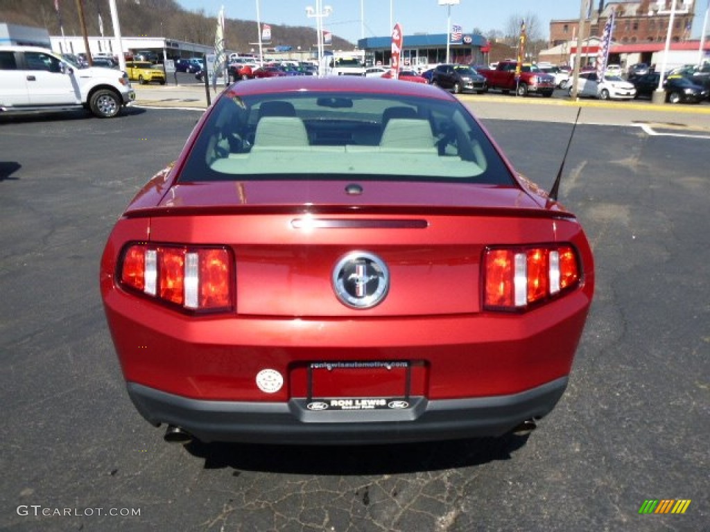 2011 Mustang V6 Premium Coupe - Red Candy Metallic / Stone photo #7