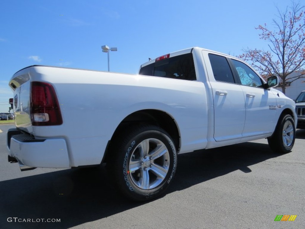 2014 1500 Sport Quad Cab - Bright White / Black photo #3