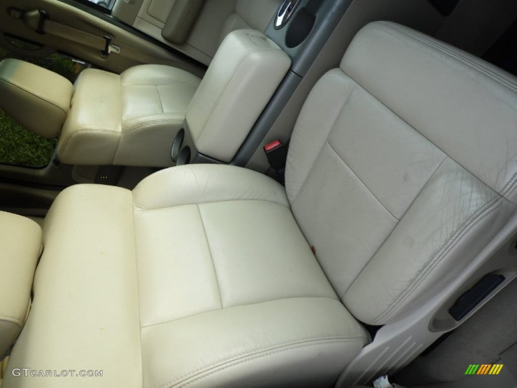 2004 F150 Lariat SuperCrew 4x4 - Oxford White / Tan photo #12