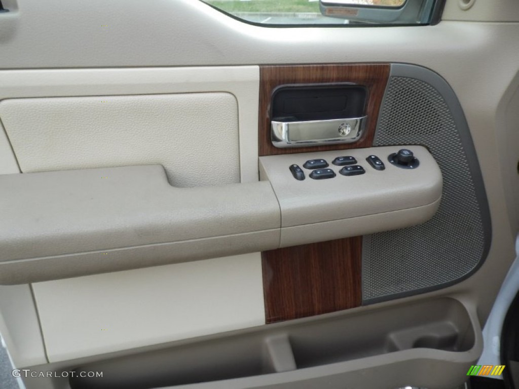 2004 F150 Lariat SuperCrew 4x4 - Oxford White / Tan photo #13