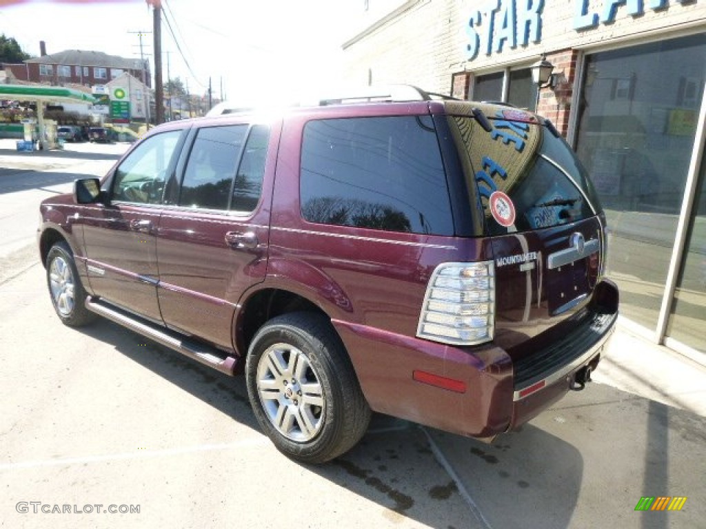 2008 Mountaineer Premier AWD - Dark Cherry Metallic / Charcoal Black photo #6