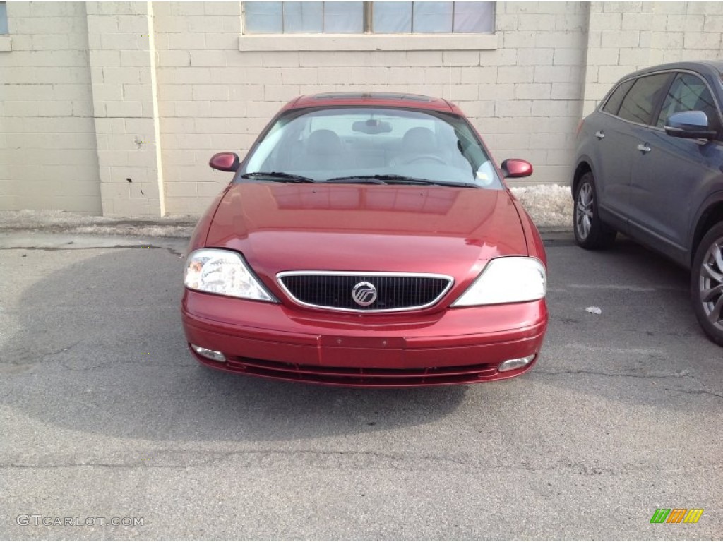 2003 Sable LS Premium Sedan - Matador Red Metallic / Medium Graphite photo #2