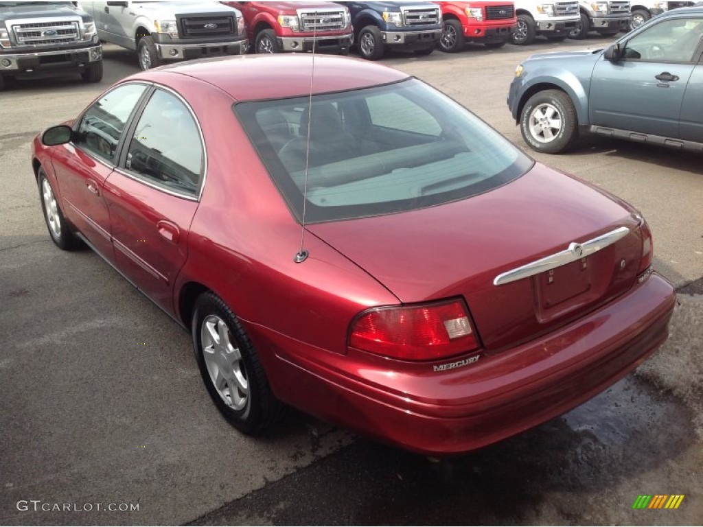 2003 Sable LS Premium Sedan - Matador Red Metallic / Medium Graphite photo #4