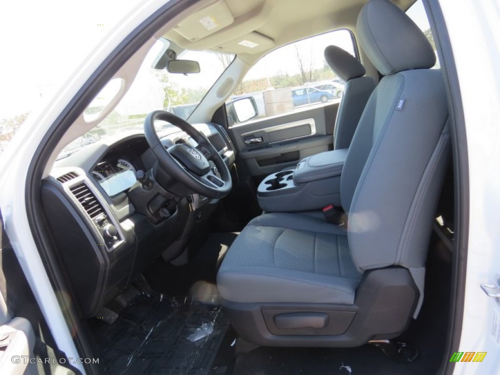 2014 1500 Tradesman Regular Cab - Bright White / Black/Diesel Gray photo #6