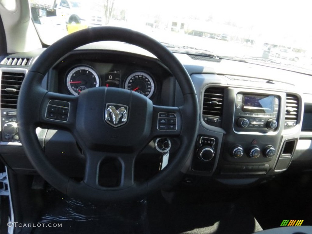 2014 1500 Tradesman Regular Cab - Bright White / Black/Diesel Gray photo #7