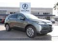 2014 Forest Mist Metallic Acura MDX SH-AWD Technology  photo #1