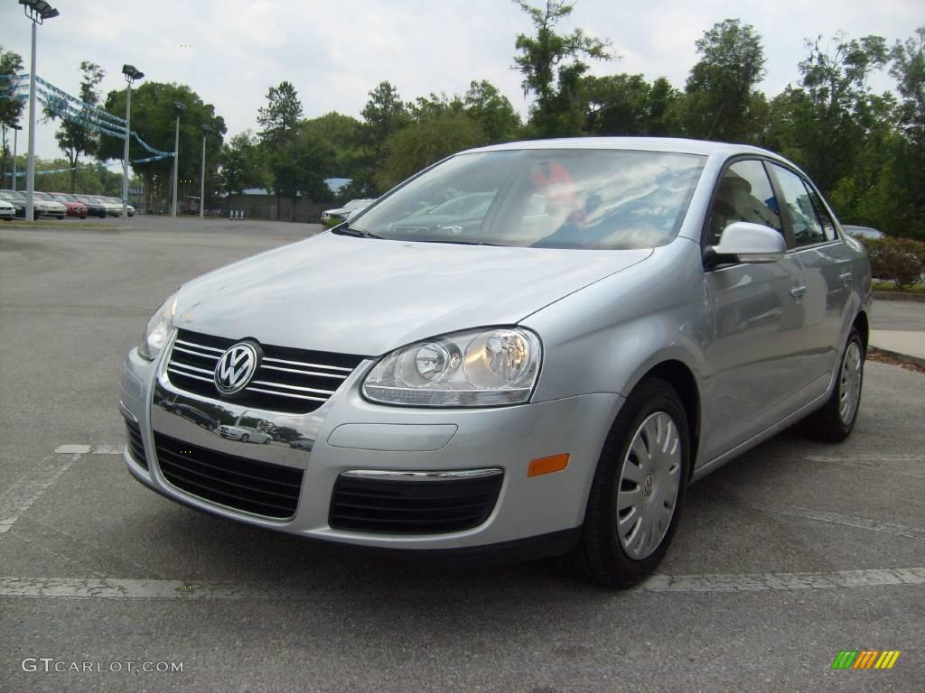 2008 Jetta S Sedan - Reflex Silver Metallic / Art Grey photo #7