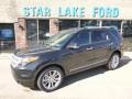 2014 Tuxedo Black Ford Explorer XLT 4WD  photo #1