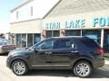 2014 Tuxedo Black Ford Explorer XLT 4WD  photo #7